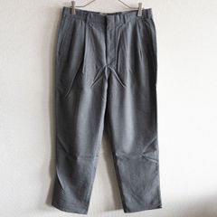 美品 アダムエロぺ ワイドテーパードアンクルパンツ 吸水速乾 接触冷感