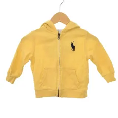 ラルフローレン RALPH LAUREN パーカー フーディー ジップアップ ベビー服 90 黄 イエロー ■FF