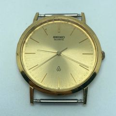 稼働品】SEIKO セイコー☆腕時計 メンズ クオーツ コンビ 薄型 80s 