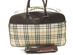 BURBERRY ボストンバッグ 旅行用バッグ ノバチェック - メルカリ