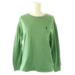 ポロ ラルフローレン POLO RALPH LAUREN Tシャツ カットソー 長袖 M ライトグリーン /DO