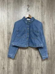 ZARA ザラ ショート丈 Gジャン デニム ジャケット sizeS/水色 ◆■ レディース