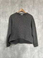 UNITED ARROWS ユナイテッドアローズ キルトギャガード スウェット プルオーバー スウェット sizeF/黒 ◆■ レディースのサムネイル