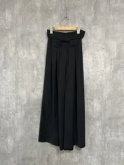 NATURAL BEAUTY BASIC ナチュラルビューティーベーシック タック ワイド スラックス パンツ sizeM/黒 ◇■ レディース