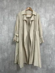 LOWRYS FARM ローリーズファーム ロング 薄手 ナイロン トレンチ コート sizeF/ベージュ ■◇ レディース