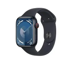 「新品」Apple Watch Series 9 GPS+Cellularモデル 45mm MRMD3J/A [ミッドナイトスポーツバンド M/L]