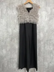 ANDRESD アンドレスド オケージョン チュール ベスト ドレス オールインワン sizeS/黒 ■■◎レディース