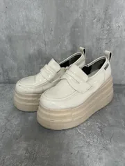 ＹＯＵＳＵＫＥ ヨースケ エナメル 厚底 ローファー シューズ size24.5ｃｍ/ベージュ ■■ レディースのサムネイル