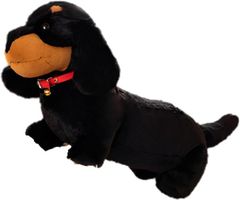 吉徳 ミニチュアダックス リアル 犬 ぬいぐるみ 昭和レトロ - メルカリ