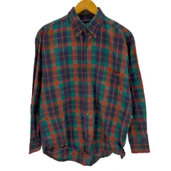 ギャップ Gap 紺タグ old マドラスチェック ボタンダウンシャツ メンズ JPN：M 