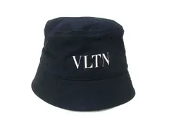 ■新品同様■ VALENTINO ヴァレンティノ VY2HGA11UXI ポリアミド100％ バケットハット 帽子 メンズ レディース ブラック系 FV5256