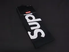 ■新品■未使用■ Supreme シュプリーム ポリエステル ソックス 靴下 表記サイズ 28cm-29.5cm メンズ ブラック系×ホワイト系 FT8252