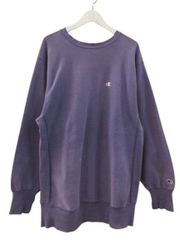 チャンピオン CHAMPION 90s 刺繍タグ リバースウィーブ スウェット BORO フェード USA製 トレーナー ヴィンテージ パープル XXL