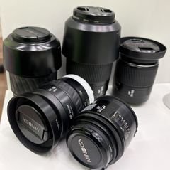 【錦】ミノルタ ズームレンズ5本セット AF LENZ 一眼レフカメラ 【366TY】C24