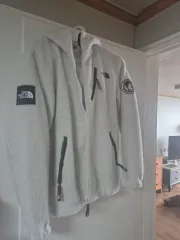 THE NORTH FACE ザノースフェイス 白 ボア フリース ジップアップ