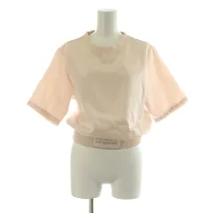 アディダスオリジナルス adidas originals サテンリブウエストTシャツ カットソー 半袖 ショート丈 ロゴ M ピンク IC8539 /NQ