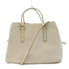 ケイトスペード KATE SPADE ハンドバッグ ショルダーバッグ 2way レザー ベージュ /AN96