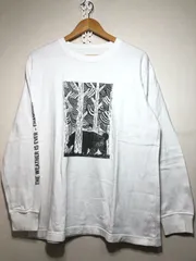 703042 THE NORTH FACE PURPLE LABEL 8oz L/S Graphic Tee ロンT M ホワイト Tシャツ NT3801N ノースフェイスパープルレーベル