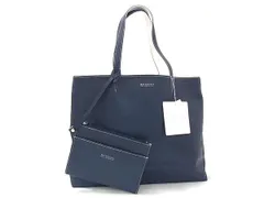 ■新品■未使用■ MACKINTOSH PHILOSOPHY マッキントッシュ フィロソフィー レザー リバーシブル トートバッグ ネイビー系 HA1222のサムネイル