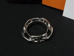 ■新品同様■ HERMES エルメス シェーヌダンクル ルカデ レガート スカーフリング スカーフ留め アクセサリー シルバー系 HA1596