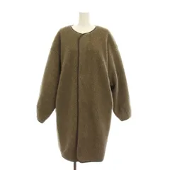 アーバンリサーチ ドアーズ URBAN RESEARCH DOORS 21AW ウール混ボアコート ノーカラー アウター One ブラウン /YM