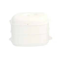 【在庫有・即納】伊原企販 most ふたしなセイロBIG ホワイト most5　電子レンジ専用 食洗器OK