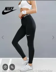 ナイキ ウィメンズ プロ ブラック ヨガ トレーニング レギンス L 26インチ