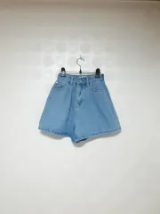 ジュニア 150 女の子用ショーツ デニムハーフパンツ