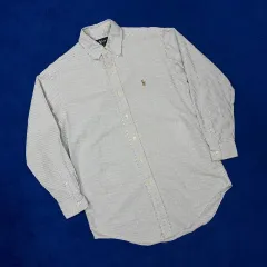 ポロラルフローレン ストライプ 長袖 シャツ