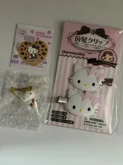 Sanrio(サンリオ) フリル ストラップ シリーズ レオパード キティ チャミキティ ヘアクリップ