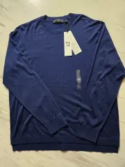 +J ユニクロ Jil Sander ジルサンダー コラボ シルク ブレンド ニット ブルー L