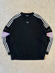 M adidas(アディダス) ADIDAS トレフォイル サイドライン パーカー 黒