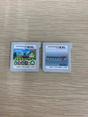 ￥2 【まとめ売り】Nintendo 3DS とびだせどうぶつの森/マリオカート【ゲームソフト】【0.5】
