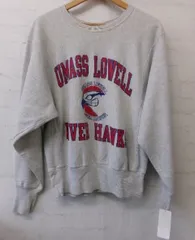 【中古】Champion ﾁｬﾝﾋﾟｵﾝ ﾘﾊﾞｰｽｳｨｰﾌﾞ ﾛｺﾞｽｳｪｯﾄ ｸﾞﾚｰ ﾚｯﾄﾞ S 991865134