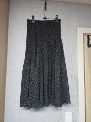 クラブモナコ 黒色 パータン プリーツ スカート