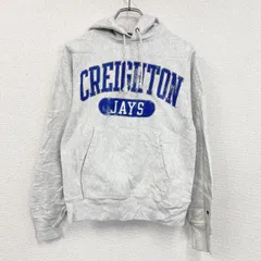 古着 used　Champion　チャンピオン　リバースウィーブ　スウェットパーカー/フーディー　カレッジロゴ　グレー　XSサイズ