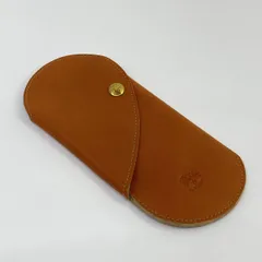 IL BISONTE イルビゾンテ レザー グラスケース 眼鏡ケース ※中古