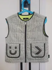 モイモルン キルティング ジップアップ ベスト 100サイズ