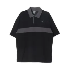 PUMA(プーマ) （ MEN ー M ） コットン ロゴ 半袖 PK Tシャツ