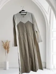 バイカラー ロング ONE PIECE 新品服です