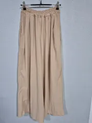 ポリエステル バンディング ワイド スラックス 55 66