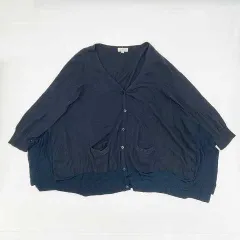 MACKINTOSH PHILOSPHY　マッキントッシュフィロソフィー　薄手カーディガン　ネイビー　38サイズ　〇□・〇◇