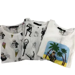 未使用/タグ付/KARL LAGERFELD/カールラガーフェルド/Tシャツ/タンクトップ/3枚セット/Sサイズ/レディース/1/RS0588のサムネイル