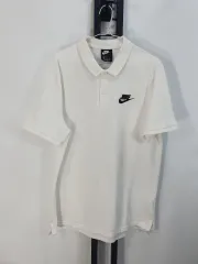 ナイキ 半袖 カラーTシャツ メチアップ ポロ 白 XXL