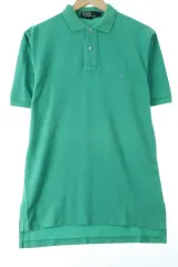 （ S ー XL ） ポロ Ralph Lauren(ラルフローレン) 半袖 カラー Tシャツ ライトグリーン ポニー- 14631