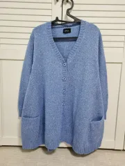 ルーズフィット カーディガン ロング丈 フリーサイズ - 状態 傷なし とても 良し