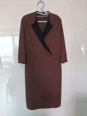 ブラウン カラ― ブラック バイカラー ONE PIECE