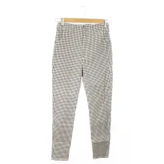 スナイデル snidel パンツ スキニー ハイウエスト ストレッチ ギンガムチェック 1 黒 ブラック /AO4