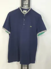 LACOSTE(ラコステ) 半袖 チャイナ ポロTシャツ ネイビー 95