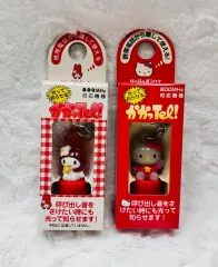 赤マイメロディ ハローキティ ライト キーホルダー（個別出品）